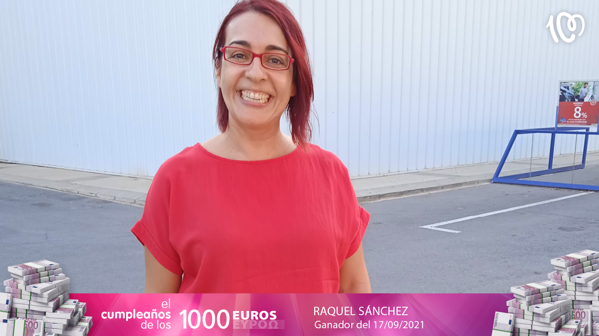 Raquel Sánchez ha ganado 1.000 euros: "Una alegría inmensa"